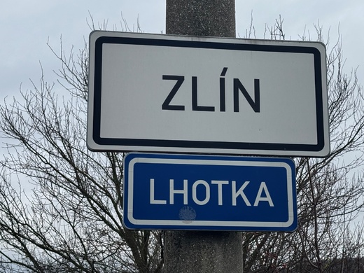 Cedule Zlín-Lhotka