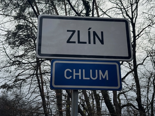 Cedule Zlín-Chlum